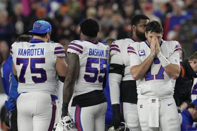 Bills’ Hamlin collapses on field, gets CPR; game suspended