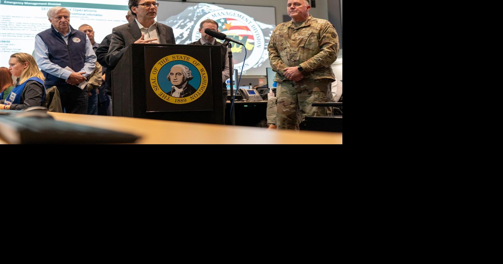 Governor Ferguson addresses safety concerns rise as conditions worsen amid flooding in Washington state