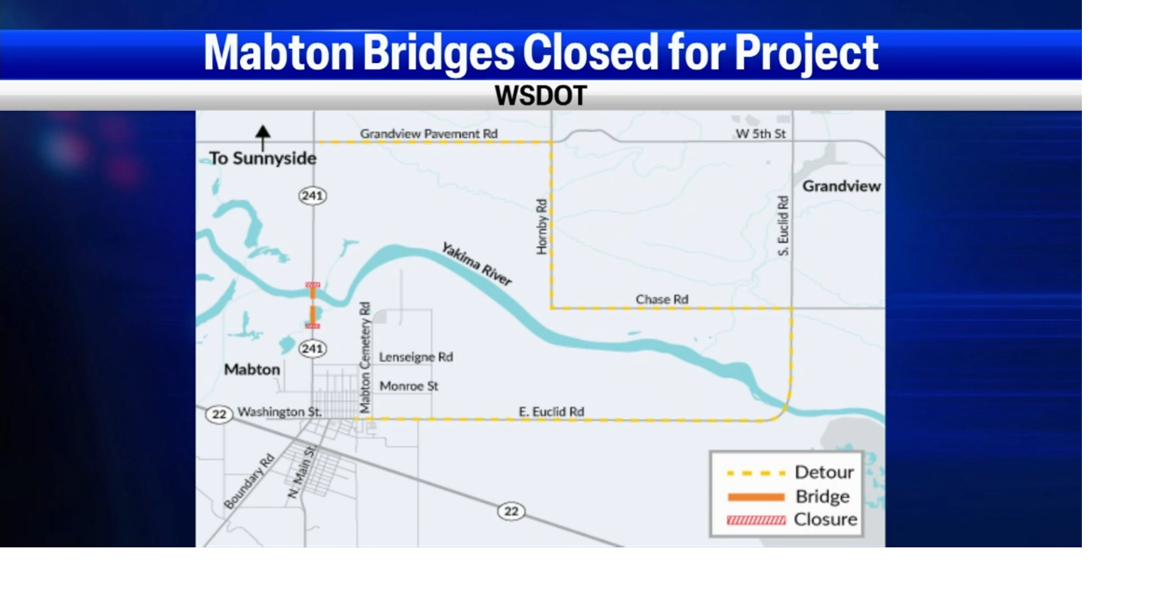 SR 241 to partially close for two years, detour through Mabton News