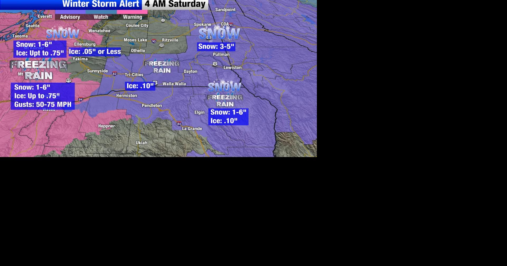 Winter Storm Slams the Pacific Northwest Weather