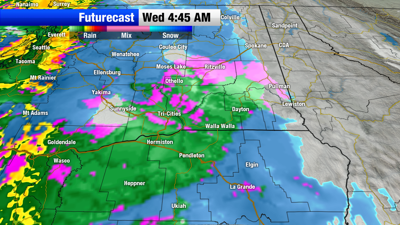 Wintry mix conditions Tuesday night, slick roads possible into ...