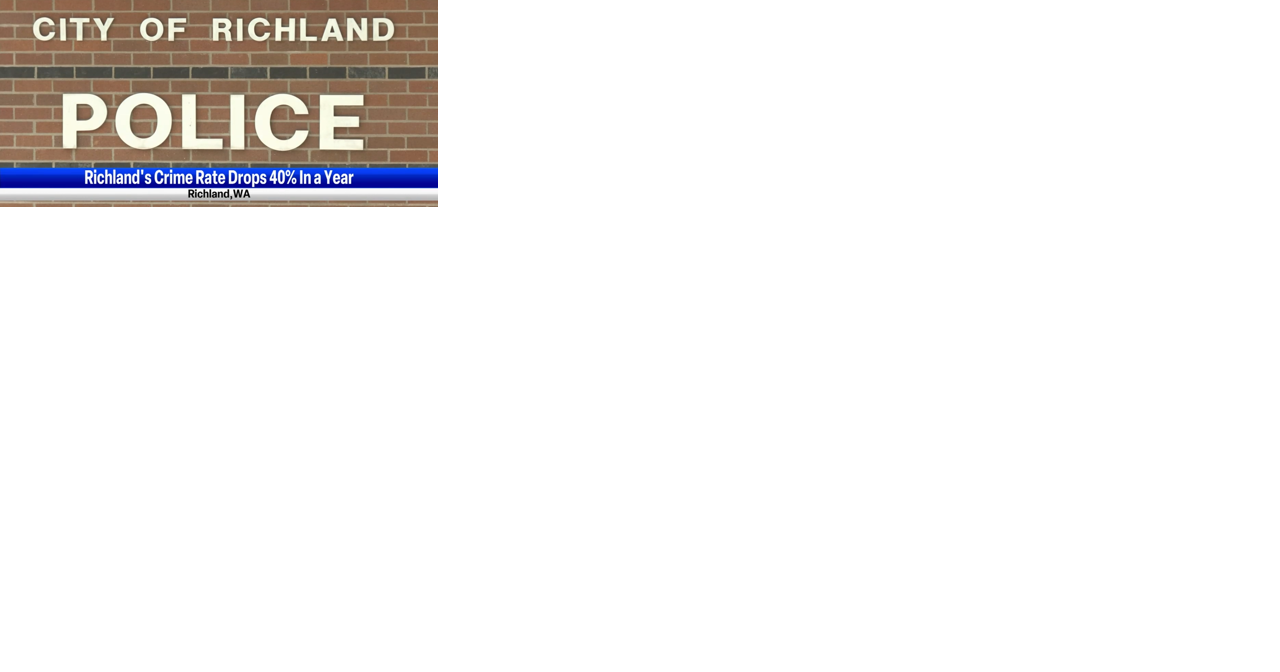 The Richland Police Department reports a big drop in crime numbers - Vimarsana News