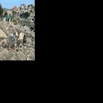 An Israeli strike killed on the southern Lebanon town of Kfar Hatta killed a family of six