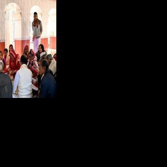 Hindu devotees offer prayers inside the Matua temple in Gopalganj, Bangladesh. The US-based Center for the Study of Organized Hate said it had tracked more than 700,000 posts -- generated by more than 170,000 accounts on X, that made claims of a "Hindu…