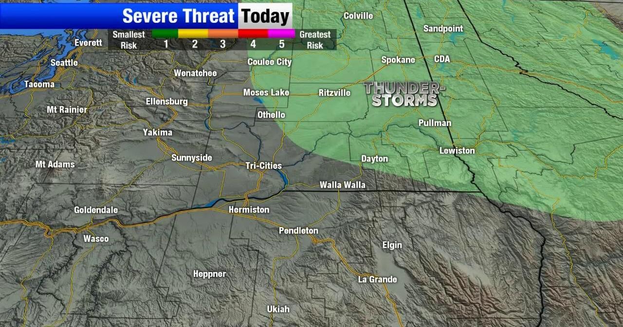 Unsettled weather remains with thunderstorms and popcorn showers in Eastern Washington - Vimarsana News