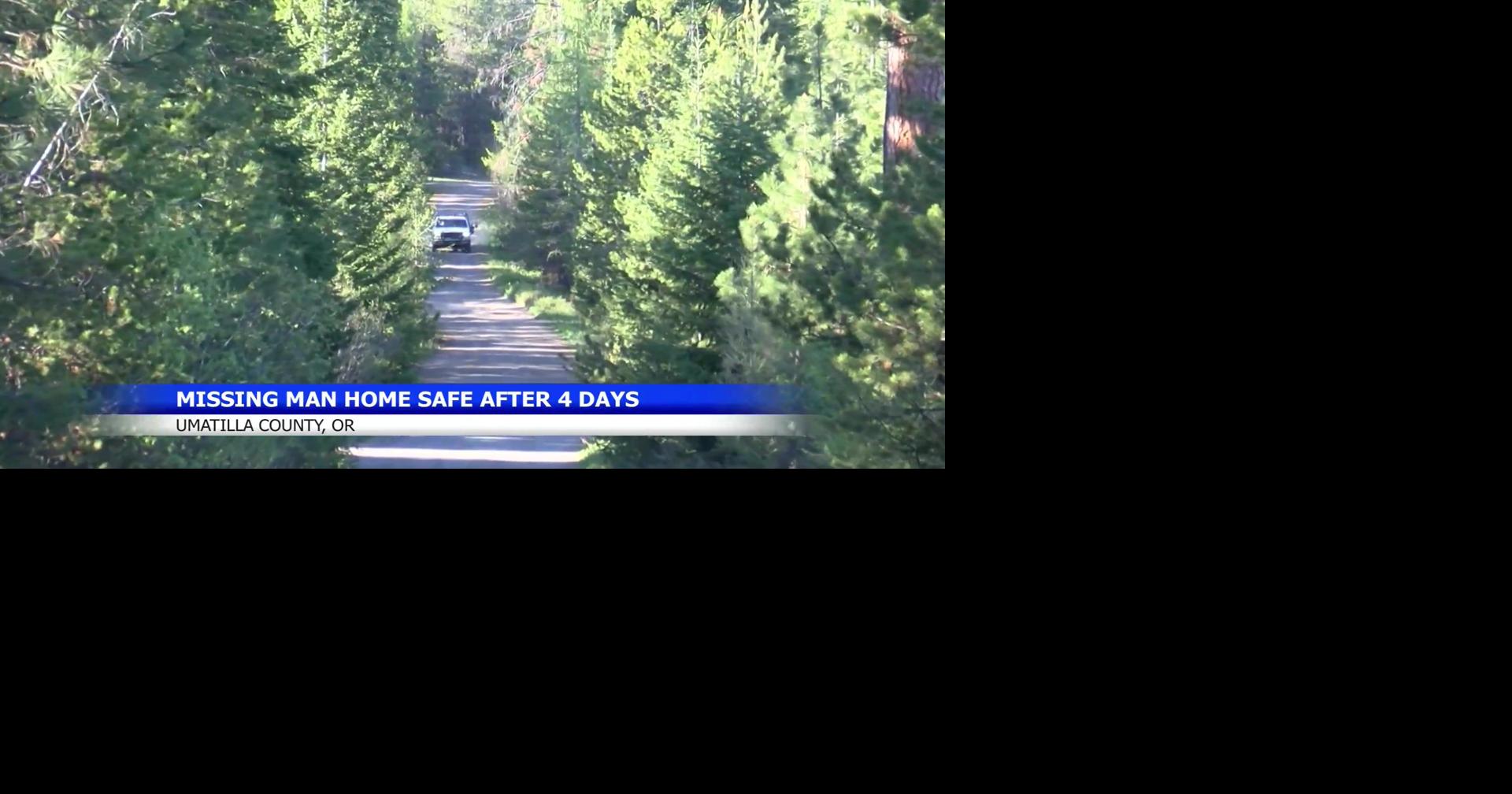 Missing Oregon man found safe after 3-day search in Umatilla County