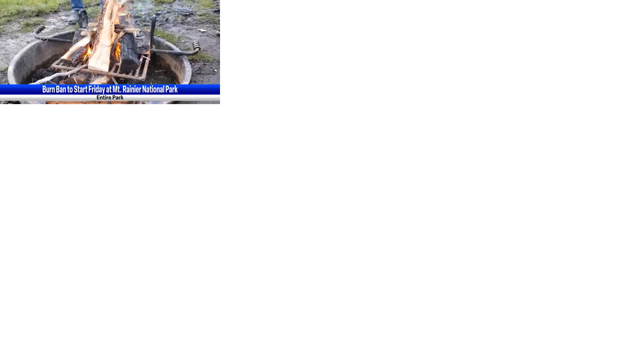 Fire ban to take effect in Mount Rainier National Park - Vimarsana News
