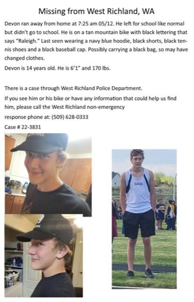 WRPD looking for missing teen
