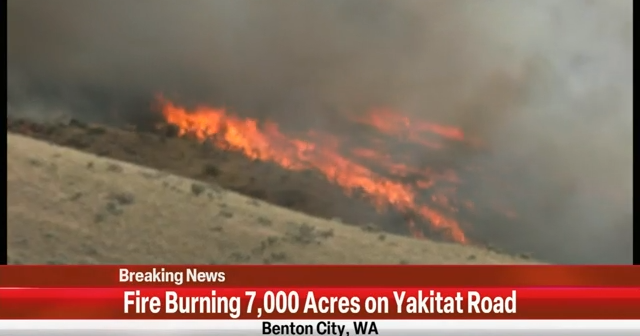 UPDATE: Yakitat Rd fire now 50% contained, 7,000 acres burned - Vimarsana News