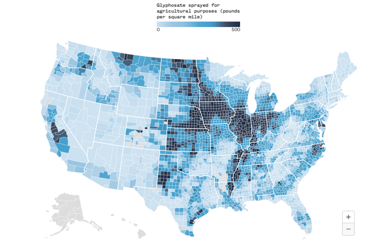 A potentially cancercausing chemical is sprayed on much of America’s produce. How high is
