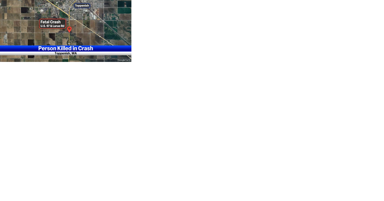 One dead after car vs. semi crash south of Toppenish, US 97 closed - Vimarsana News