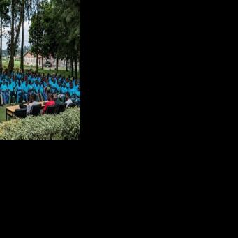 Camp arrivals spend three months learning to adjust to life in Rwanda