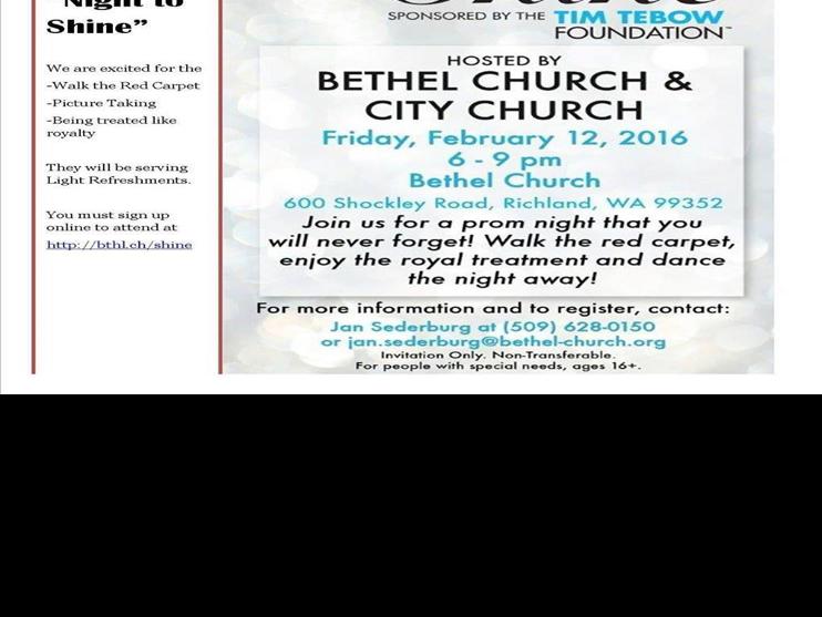 Night To Shine Special Needs Prom Planned In Richland February 12th Archives Nbcrightnow Com nbc right now