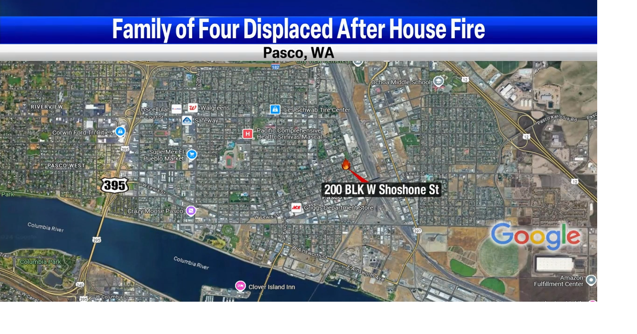 Family of 4 displaced after house fire in Pasco | News | nbcrightnow.com