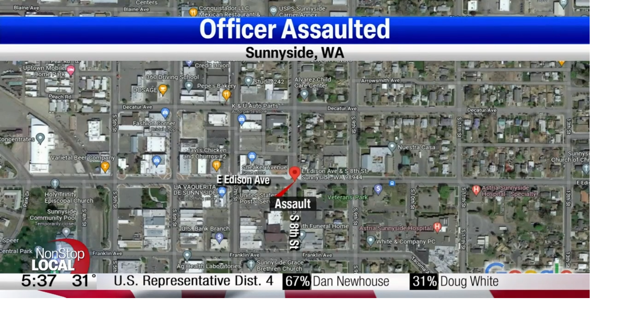 Man arrested for assaulting Sunnyside police officer News