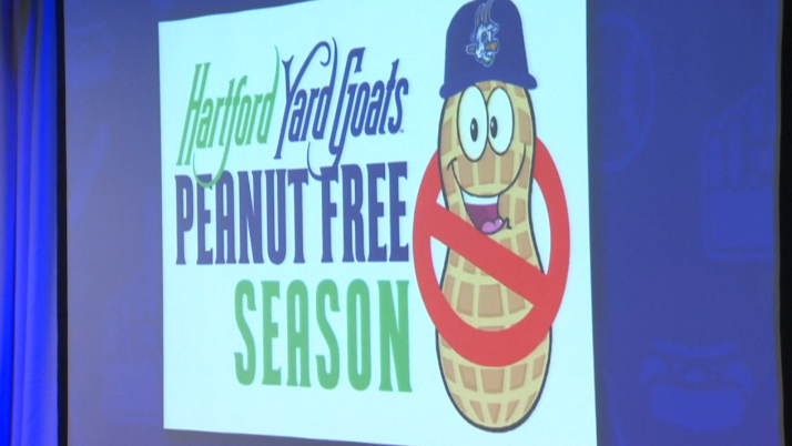 Hartford Yard Goats are first pro sports team to ban peanuts