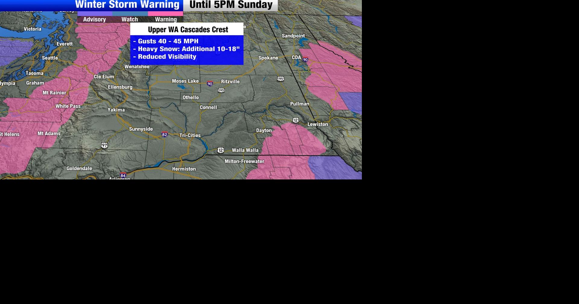 The winds, rain and snow are no joke - April 1st Forecast | Weather ...