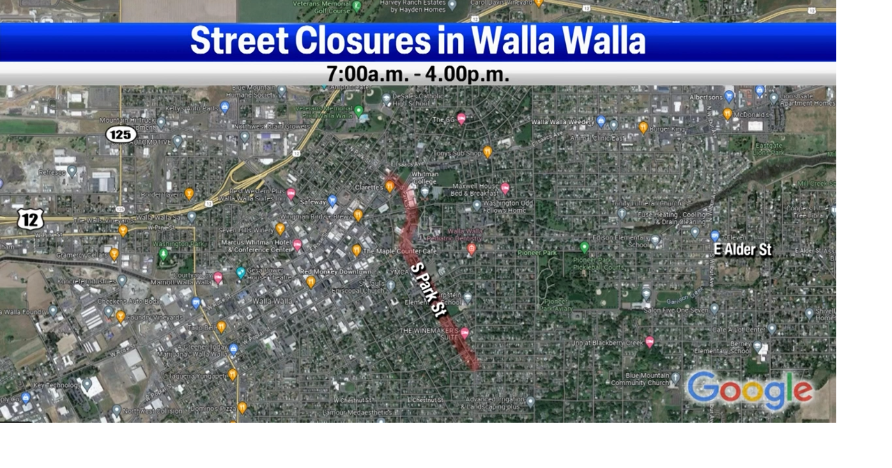Morning news and weather update June 6 Walla Walla road closures, hot