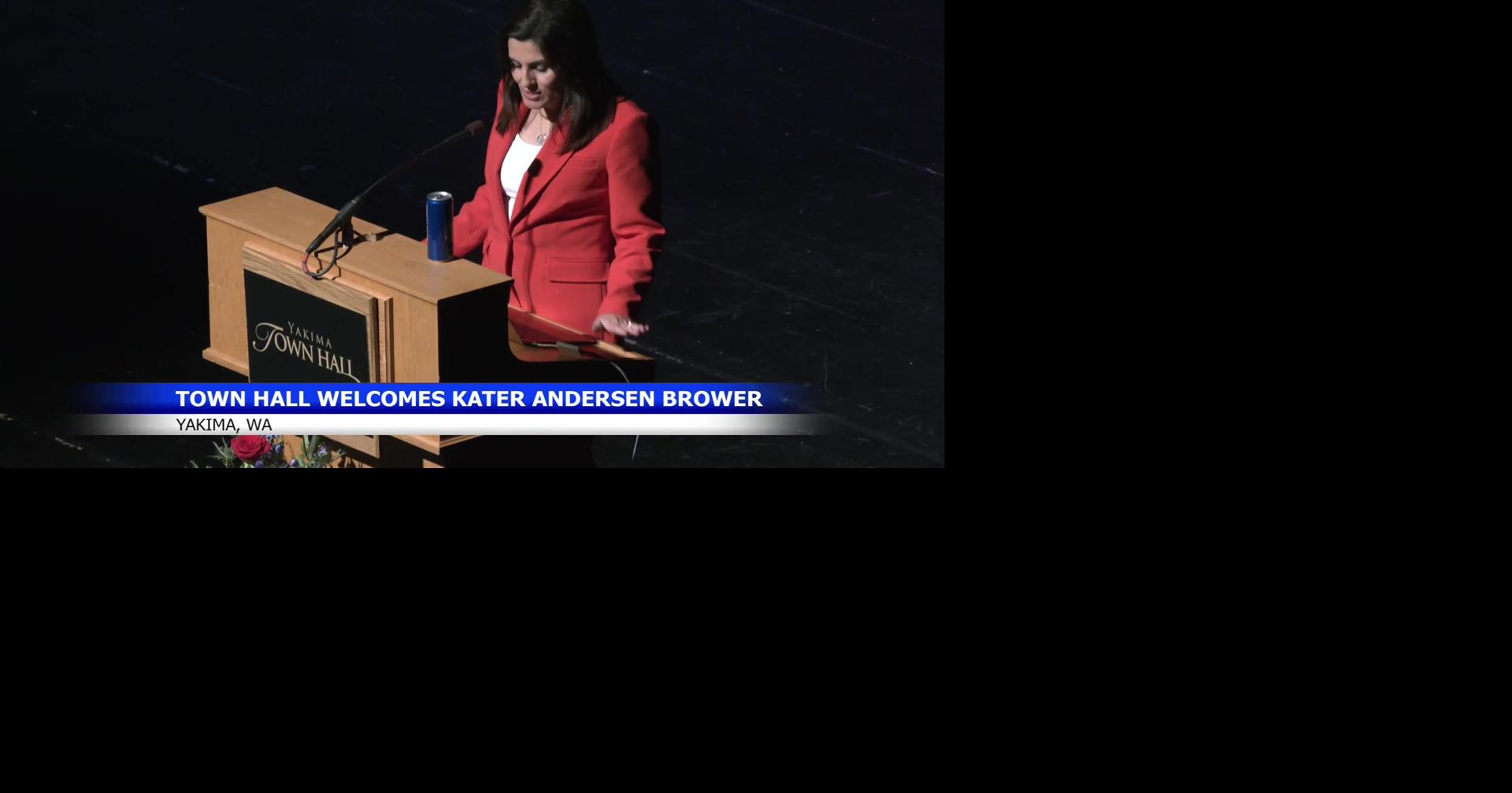 Yakima Town Hall hosts journalist and best selling author Kate Andersen Brower as part of speaker series