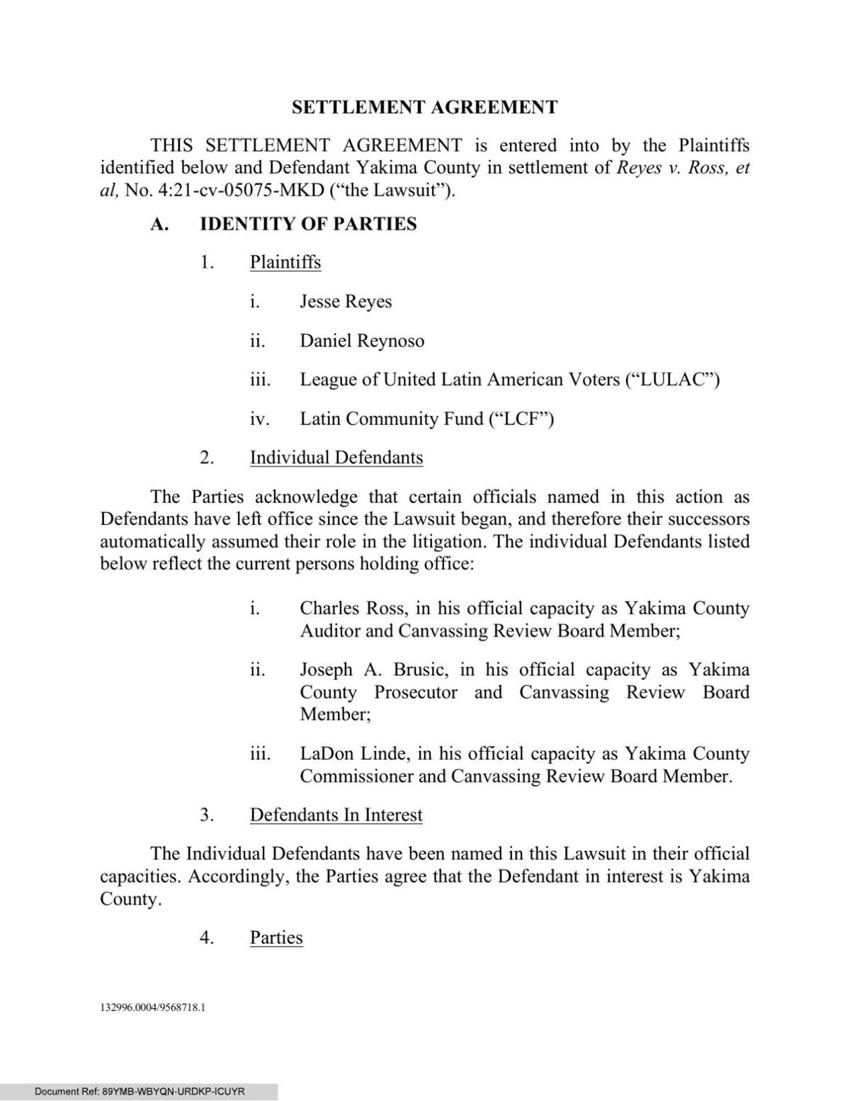 Latino voters' mismatched signatures lawsuit settled in Yakima County