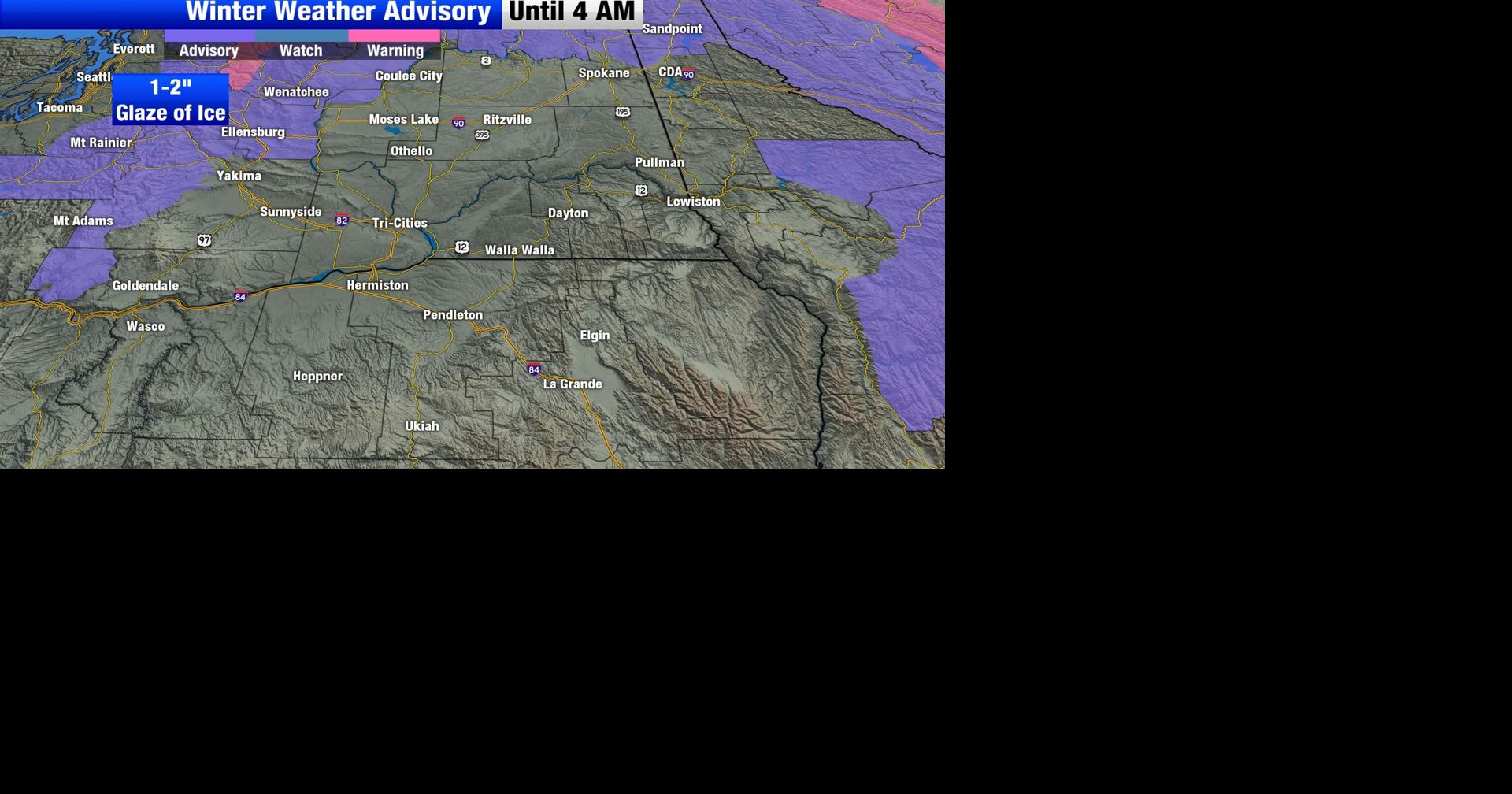 Weather Alert Continues - Wintry mix and gusty wind. | Weather ...