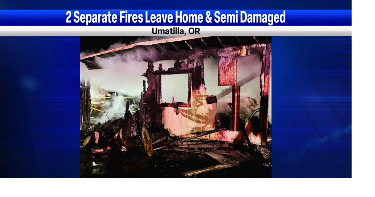 Morning news and weather update January 13 Two fires in Umatilla, car almost ends up in