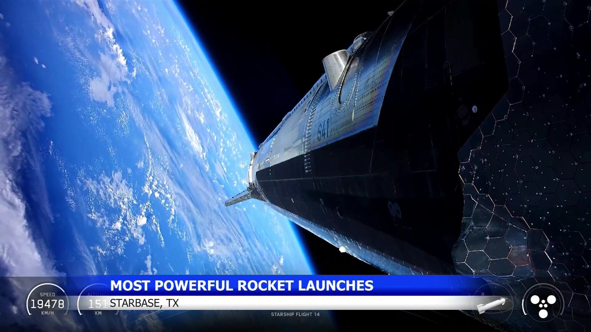 SpaceX's supersized Starship launches into orbit for the first
