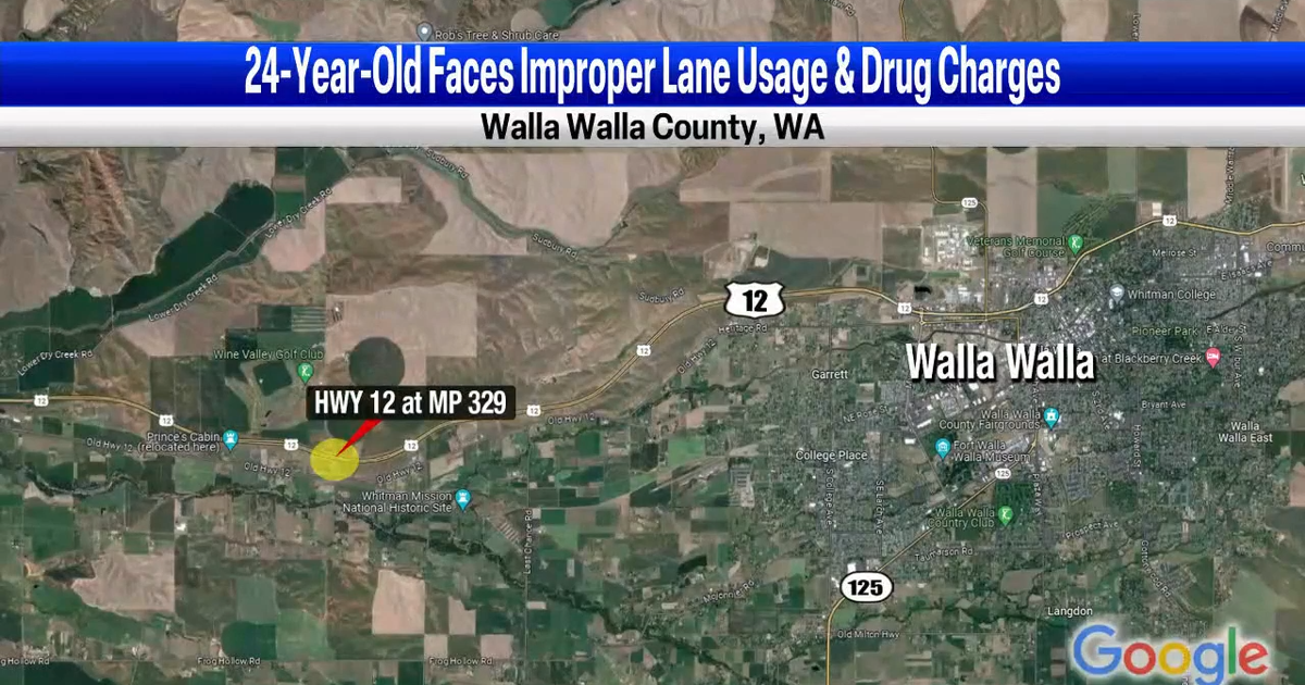 Rollover crash near Walla Walla results in drug possession arrest