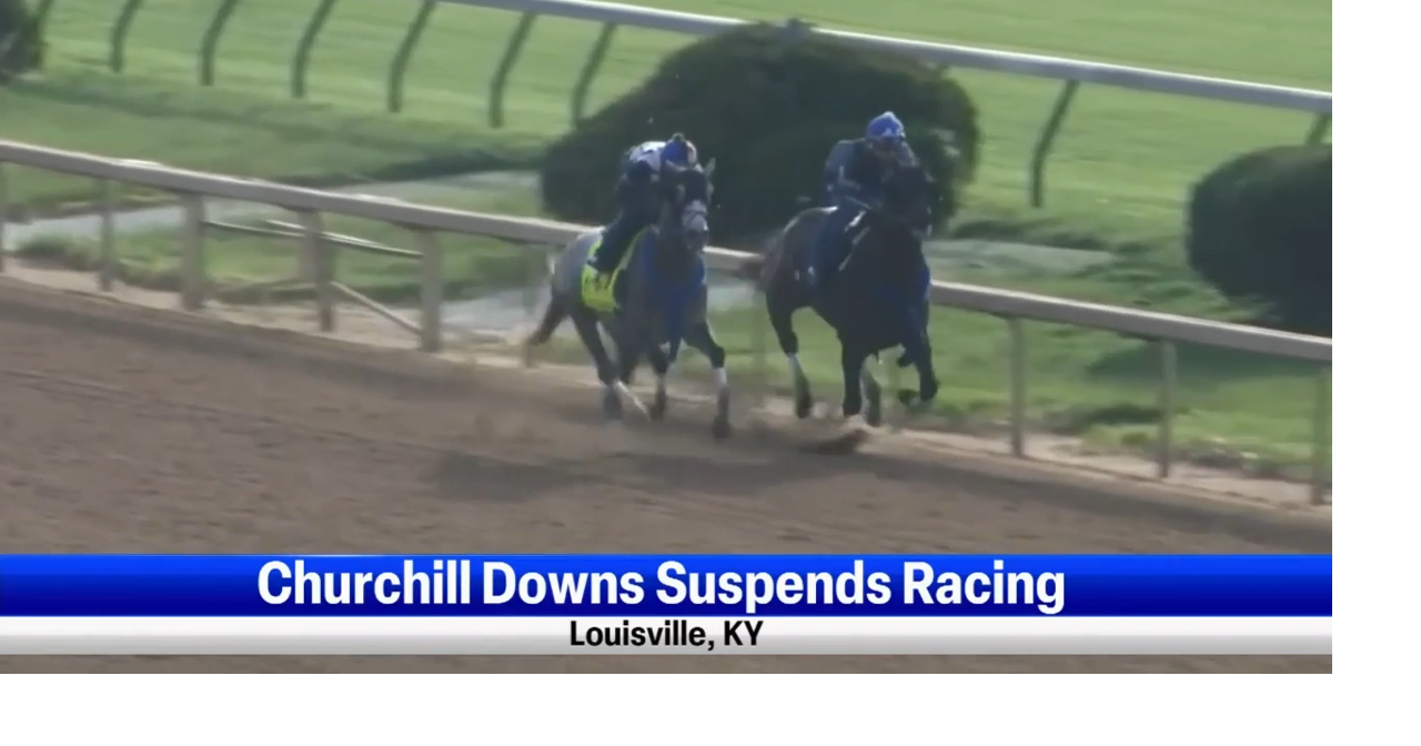 Churchill Downs, home of Kentucky Derby, suspends racing after 12