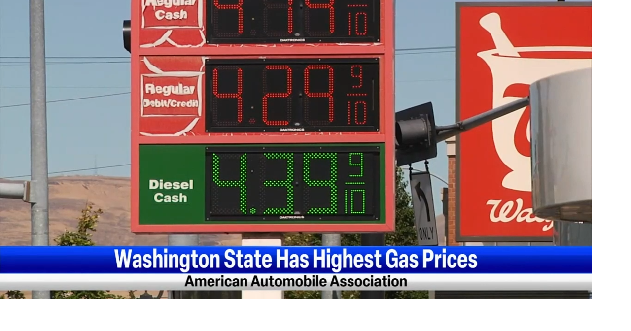 Washington has the highest gas prices News