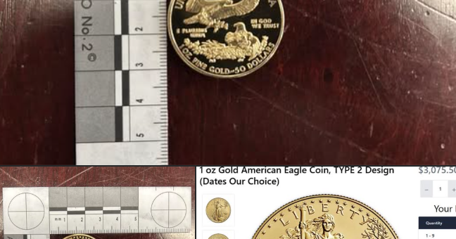 Fake Pendleton Fake gold coins discovered by Pendleton Police | News | nbcrightnow.com