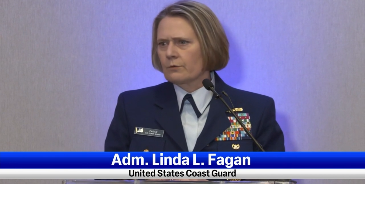 Admiral Linda Fagan delivers first state of the Coast Guard Address