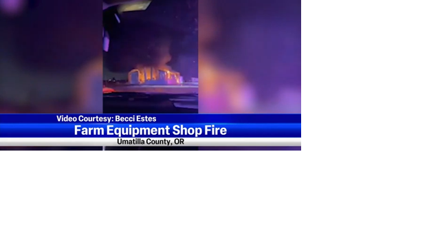 Shop burns on West Spearman Road outside Hermiston - Vimarsana News