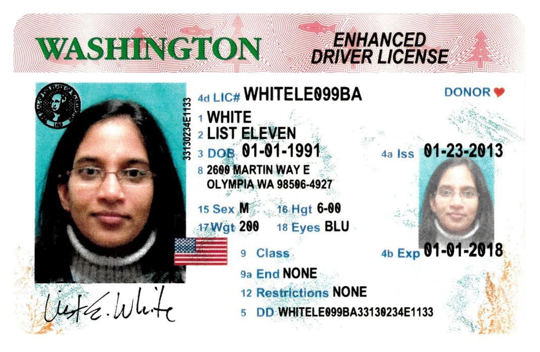 Washington Driver License