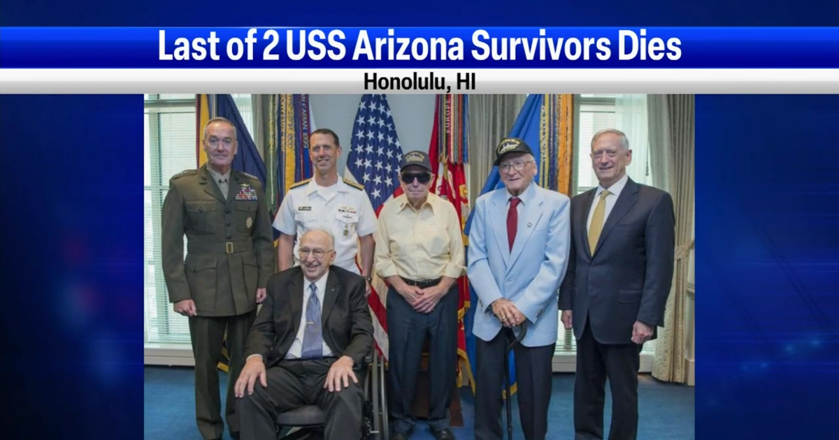 Ken Potts, one of last 2 USS Arizona survivors, dies at 102 | Northwest