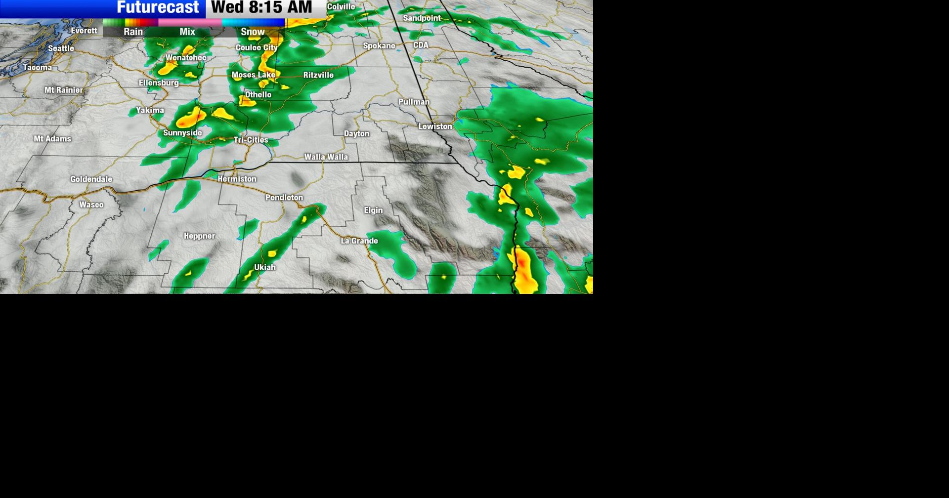 A few showers Wednesday morning and gusty by afternoon. | Weather ...
