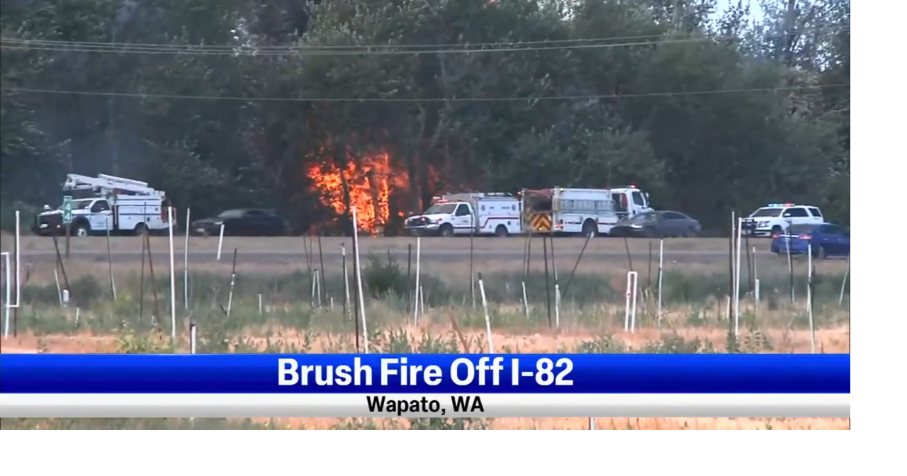 Fire burns 130 acres along I82 outside of Wapato News