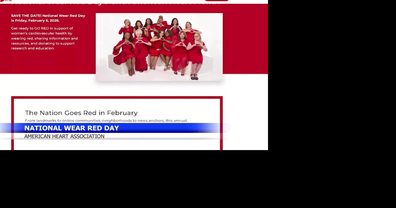 Wear red to support women's heart health on National Wear Red Day ...