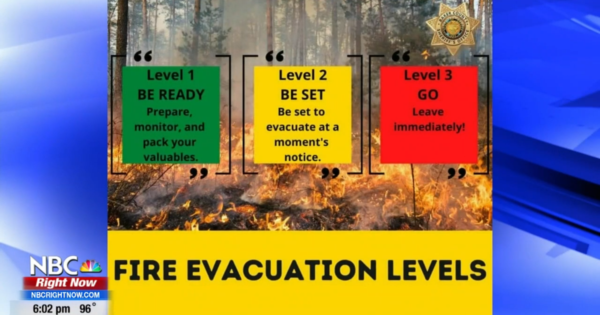 Understanding Fire Evacuation Levels | Air-quality | nbcrightnow.com