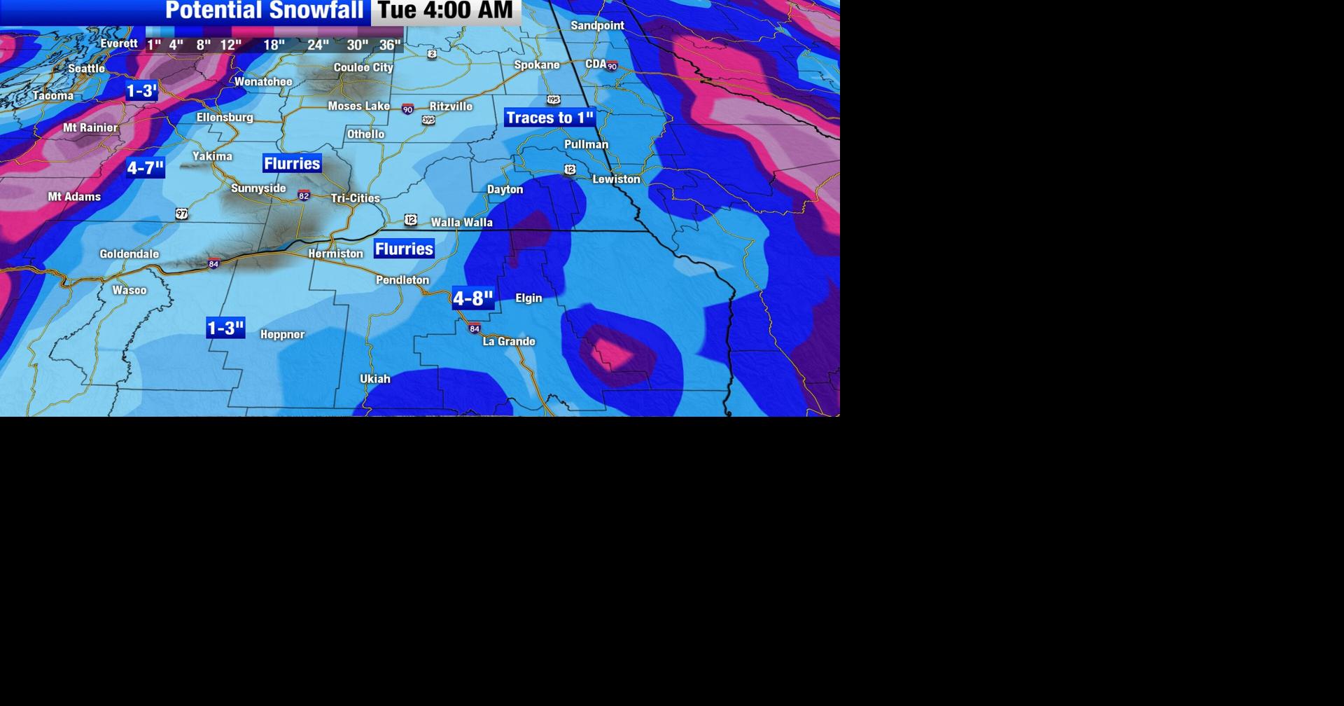 Big weekend changes - Gusty winds and heavy mountain snow. | Weather ...