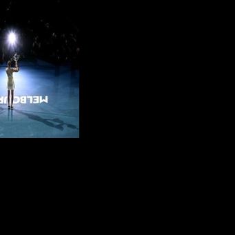 Kazakhstan's Elena Rybakina celebrates with the Daphne Akhurst Memorial Cup after winning the Australian Open