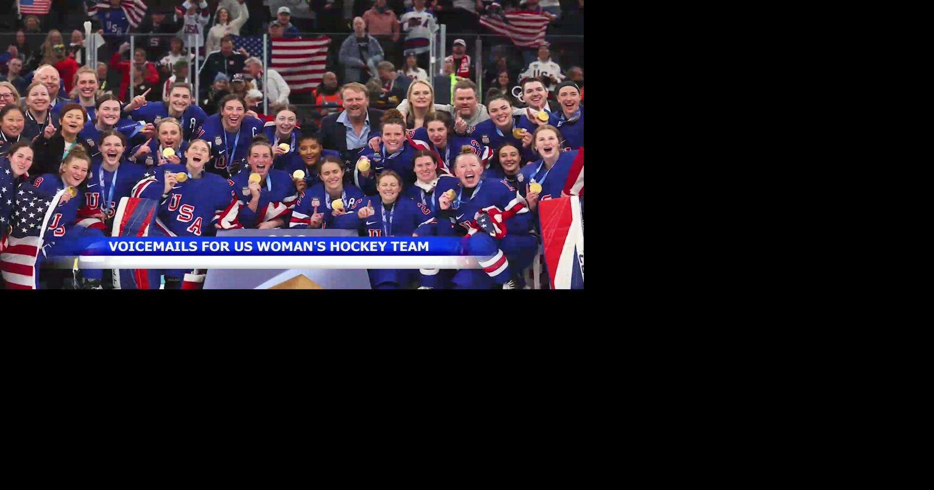 U.S. women's hockey team honored with congratulatory hotline