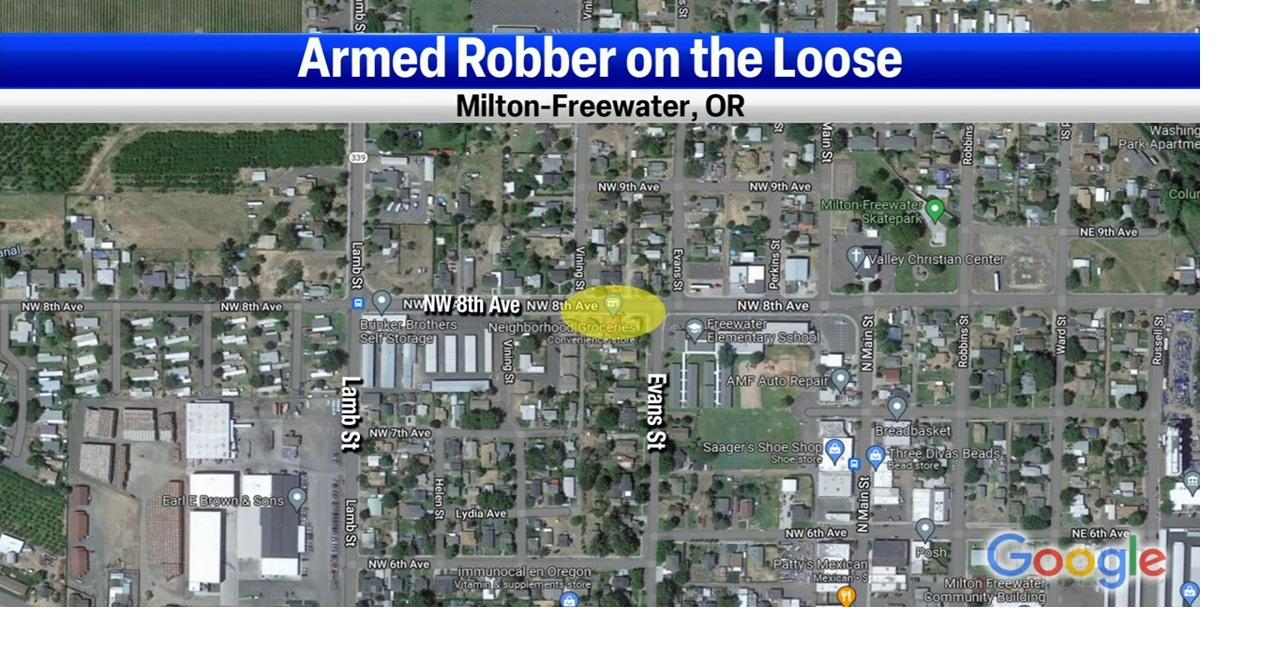 MiltonFreewater police searching for robbery suspect News