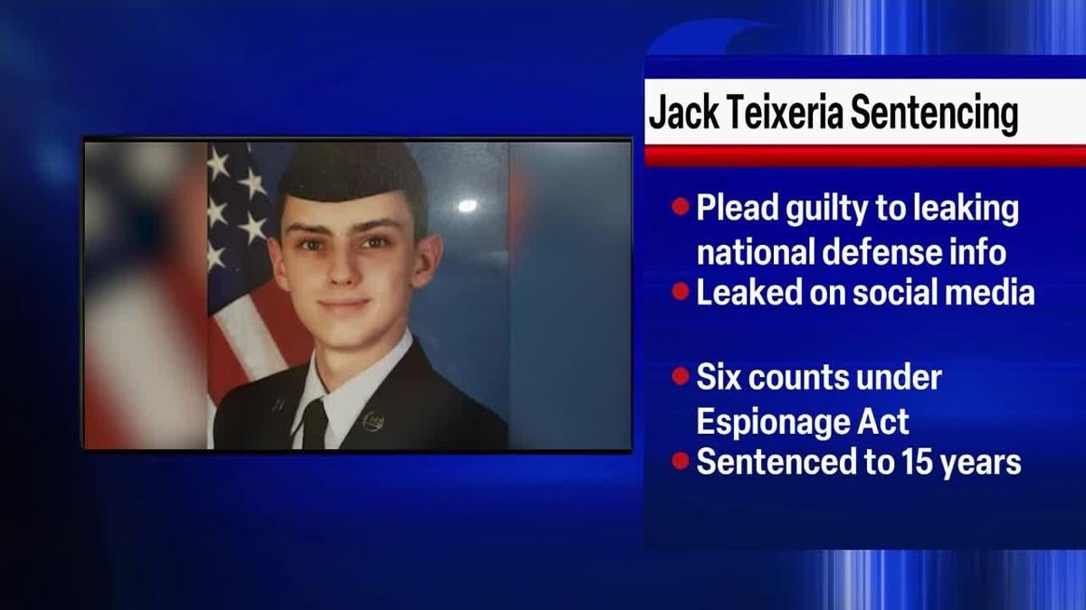 Massachusetts Air National Guardsman sentenced to 15 years