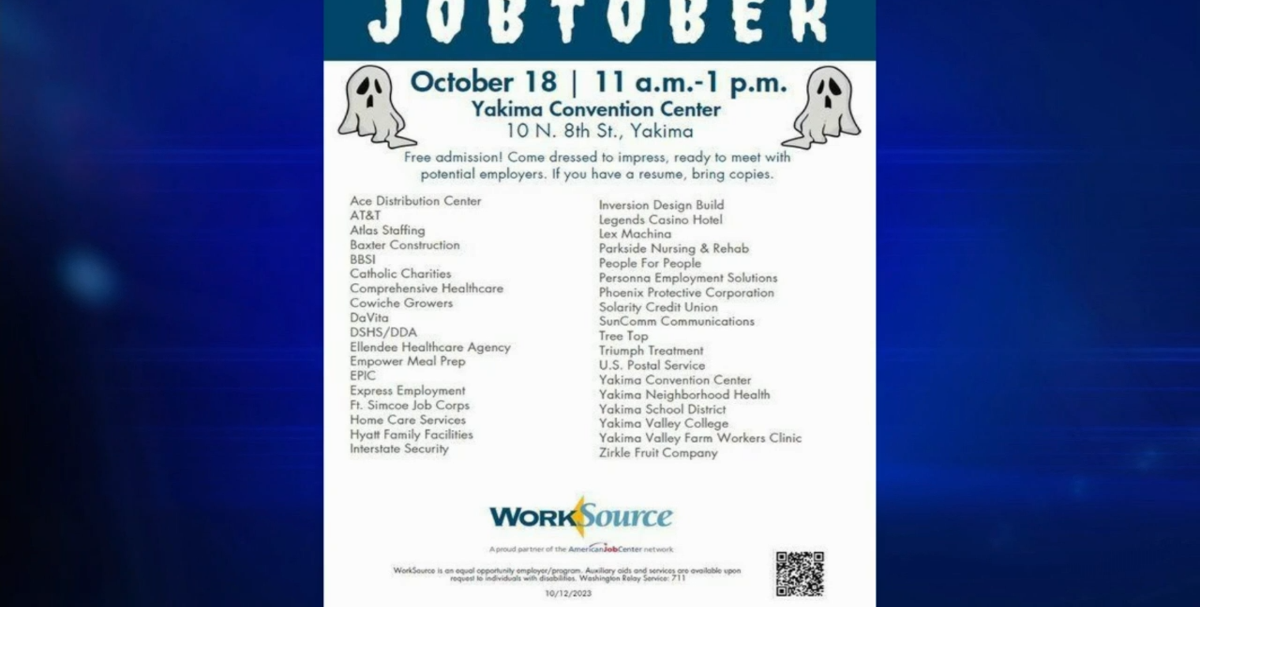 Worksource hosting Jobtober Fair in Yakima Top Video