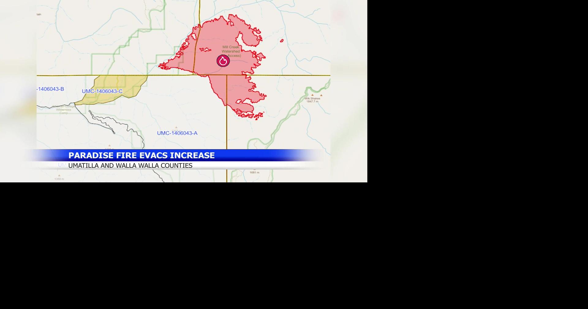 Paradise Fire evacuation levels rise to level 2, get ready to leave