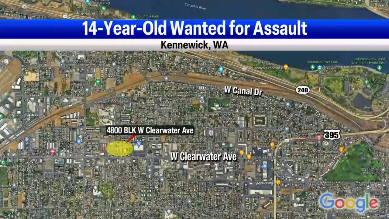 Location Of 14-year-old Kennewick Assault Suspect Unknown | News ...