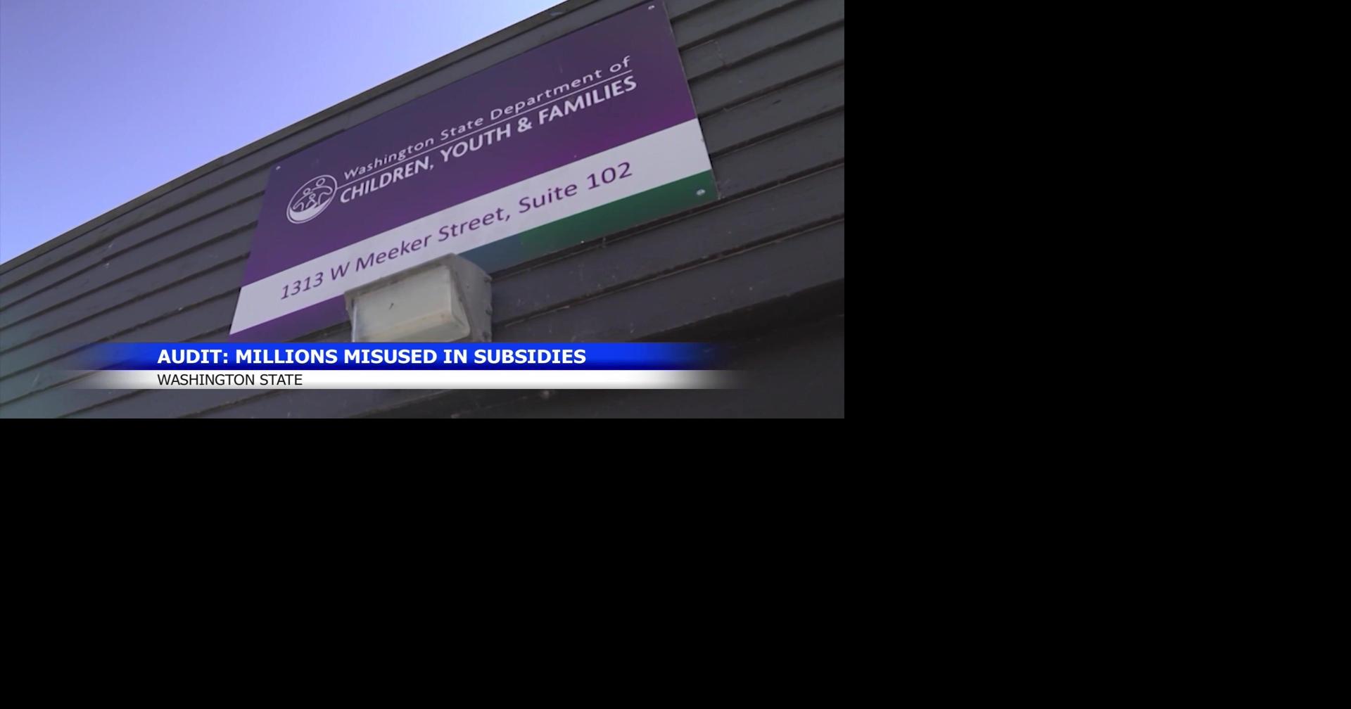 Washington state audit finds millions in questionable child care subsidy payments