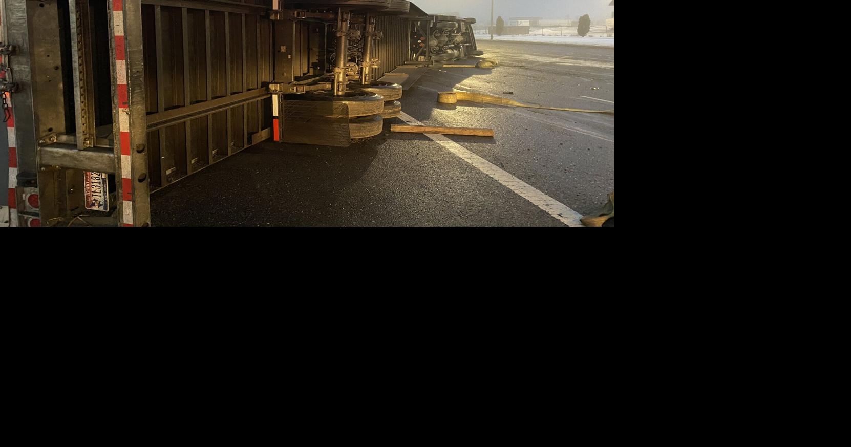 SR 397 closed in Pasco after semi rolls | News | nbcrightnow.com