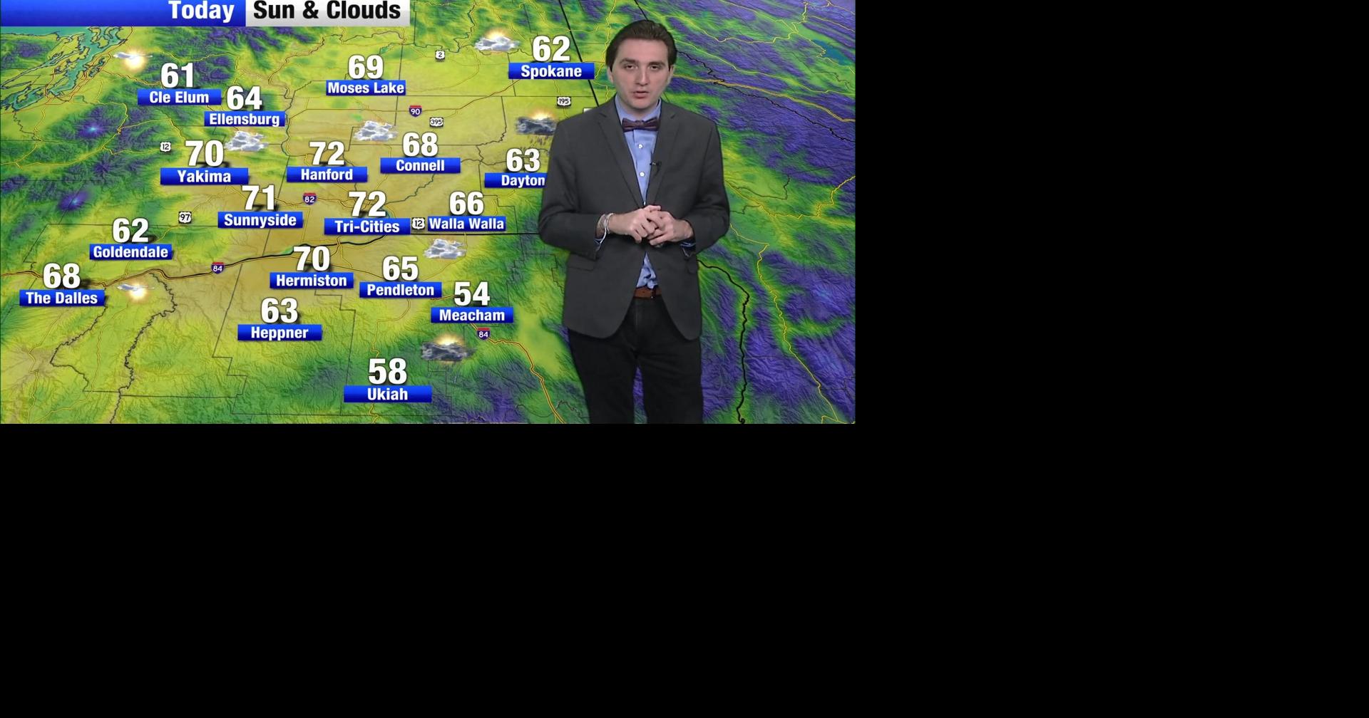Sunny and cloudy day ahead | Weather | nbcrightnow.com
